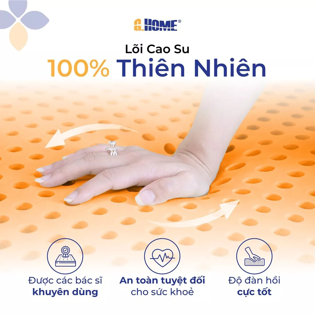 Nệm Cao Su Thiên Nhiên 100% Latex Signature