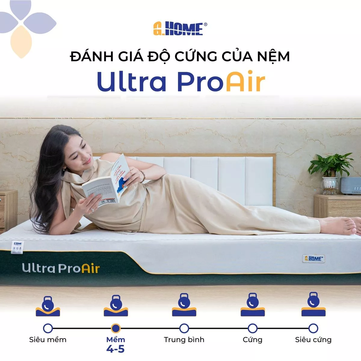 Nệm foam 2 thành phần Ultra Pro Air