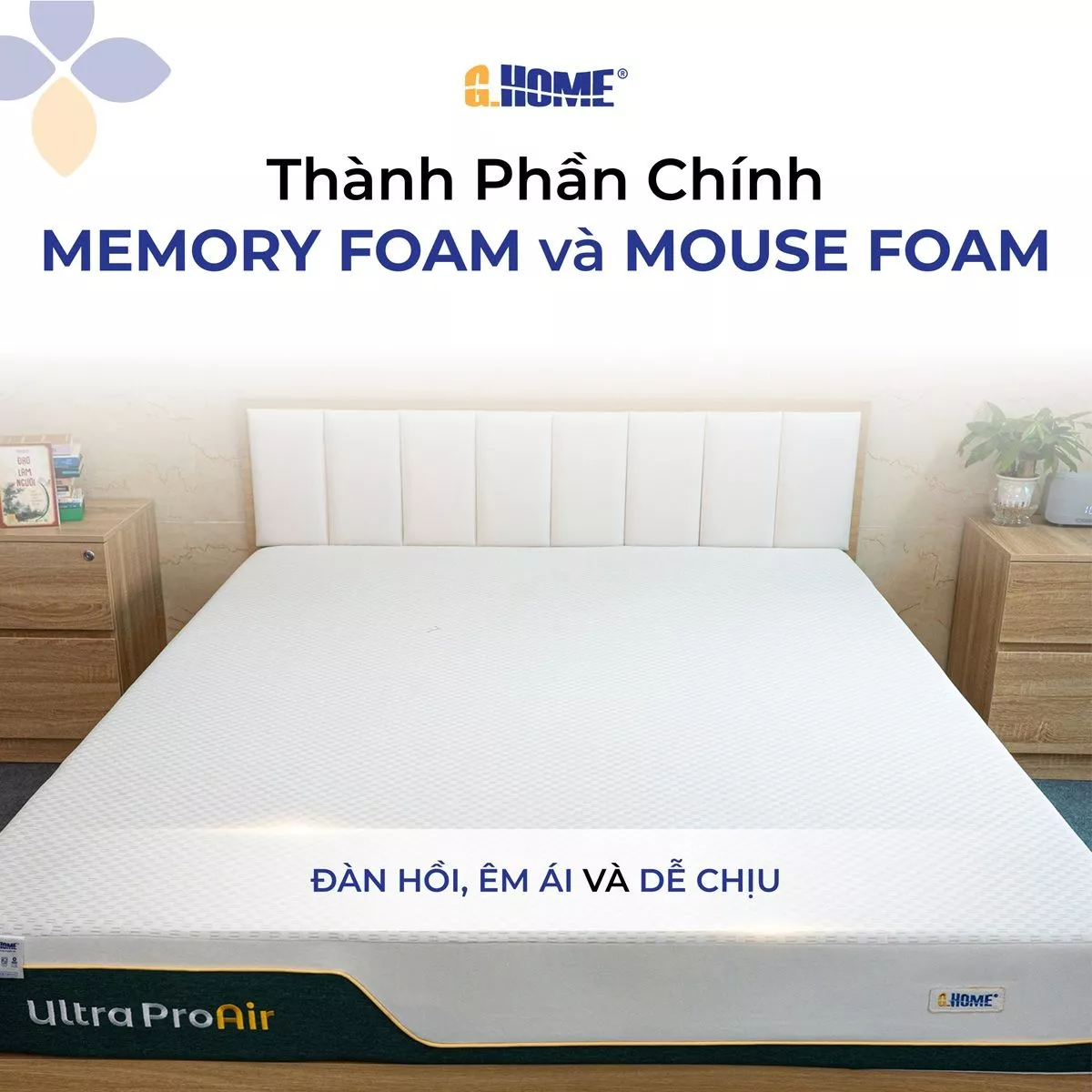 Nệm foam 2 thành phần Ultra Pro Air