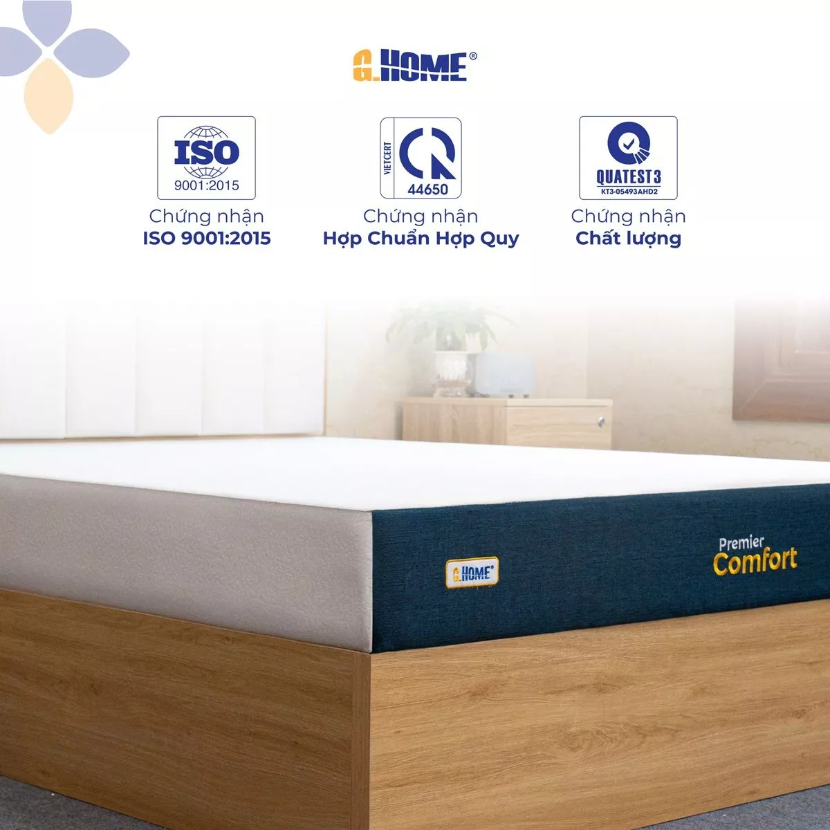 Nệm Foam Cao Su Nhân Tạo Premier Comfort