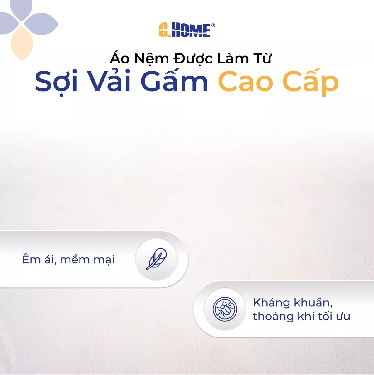 Nệm Foam iComfort Green Tea Cao Cấp