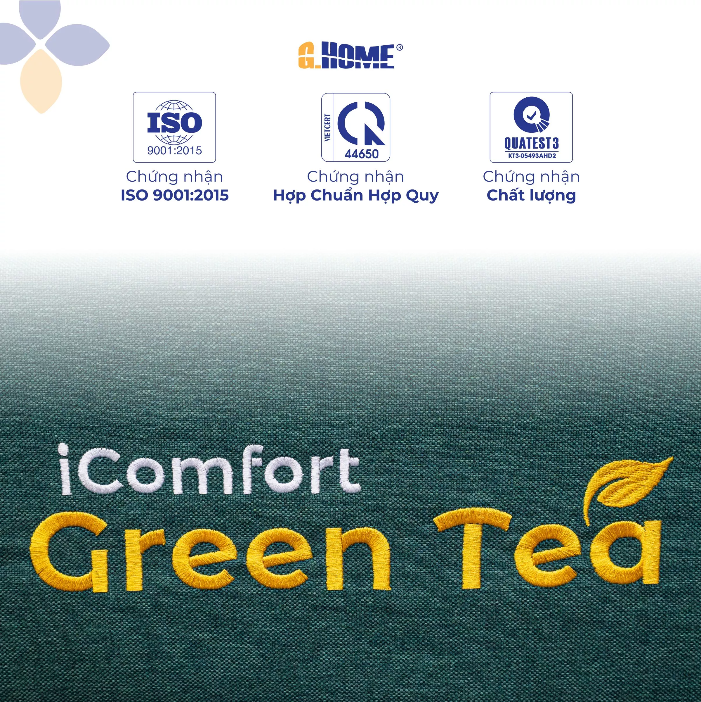 Nệm Foam iComfort Green Tea Cao Cấp