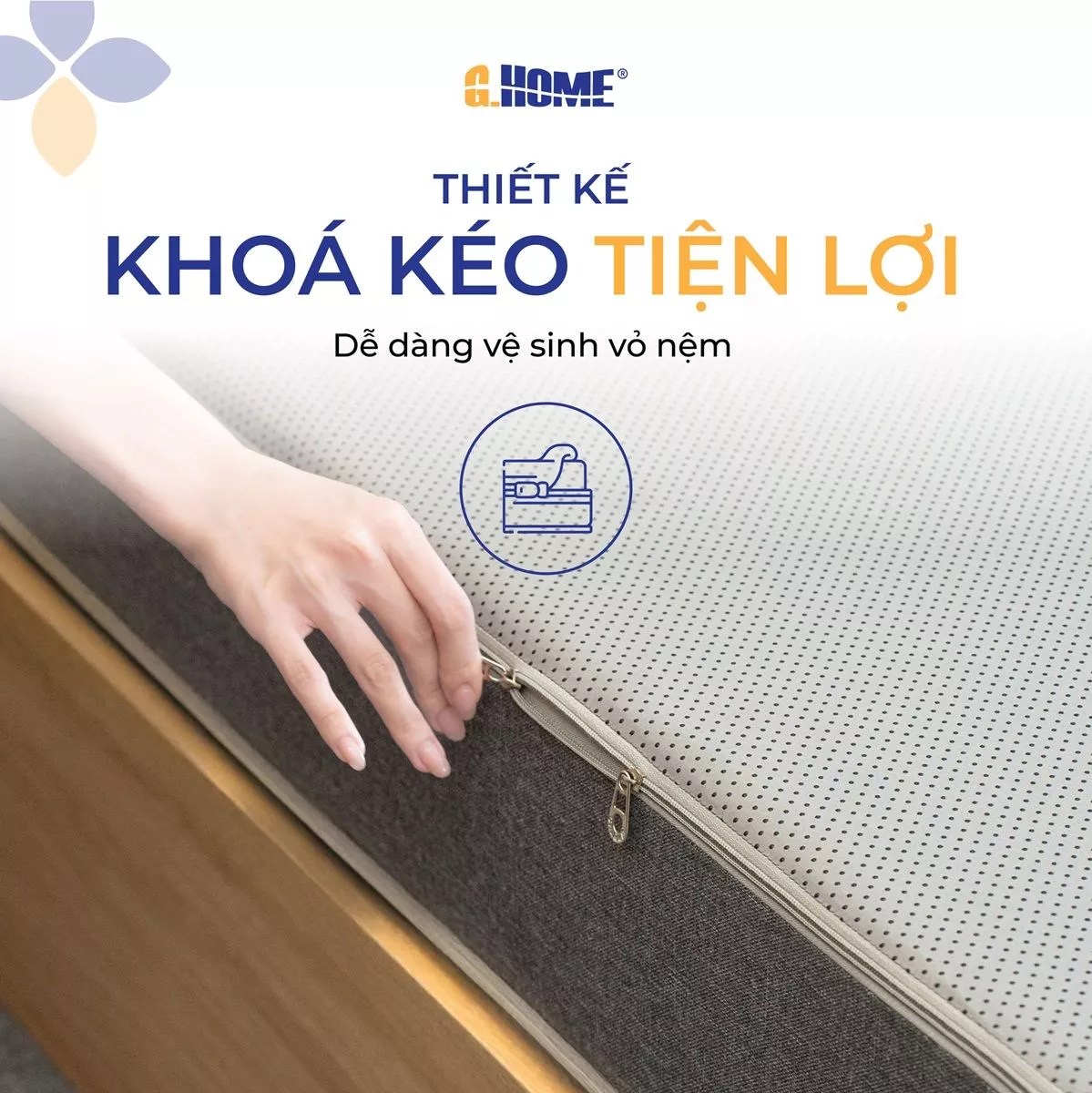 Nệm Foam Hoạt Tính iComfort Massage