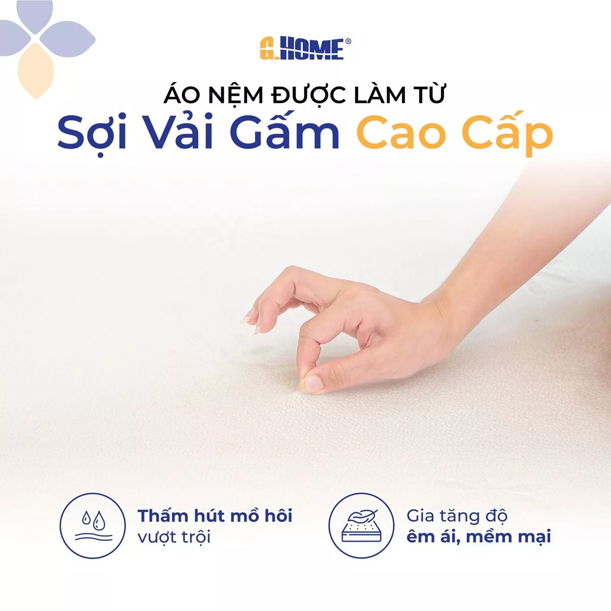Nệm Foam Hoạt Tính iComfort Massage