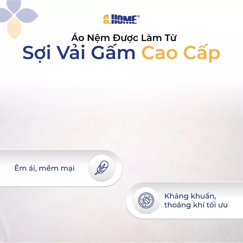 Nệm Foam iComfort Green Tea Cao Cấp