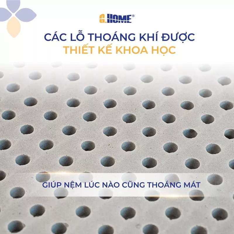 Nệm Cao Su Thiên Nhiên Hoạt Tính Latex Royal Crown