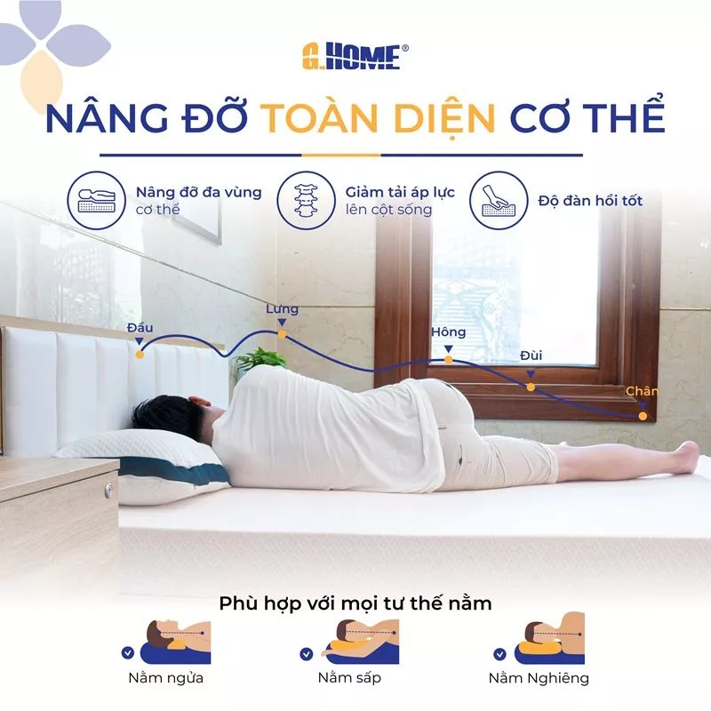 Nệm Cao Su Thiên Nhiên 100% Latex Signature