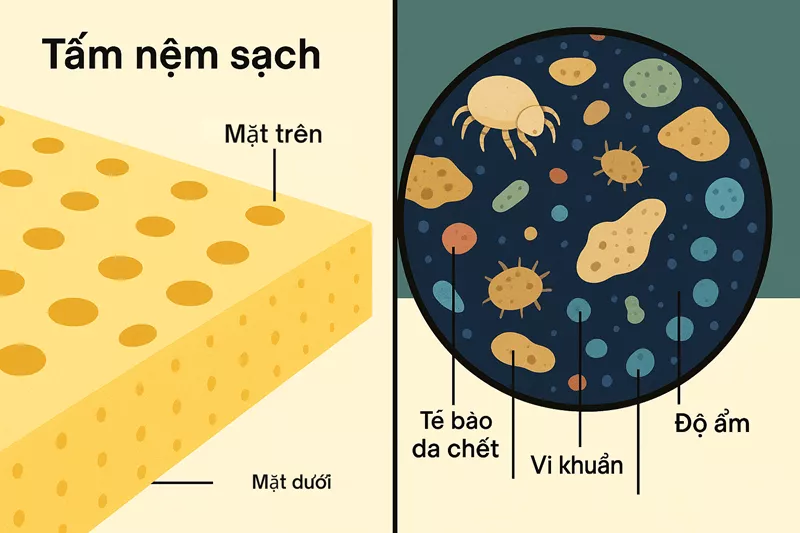Hướng Dẫn Vệ Sinh Nệm Cao Su Thiên Nhiên Đúng Cách