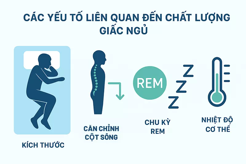 Chọn Kích Thước Nệm Phù Hợp Với Không Gian Phòng Ngủ