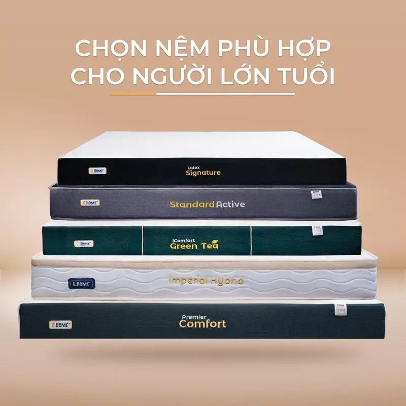 chọn nệm phù hợp cho người lớn tuổi