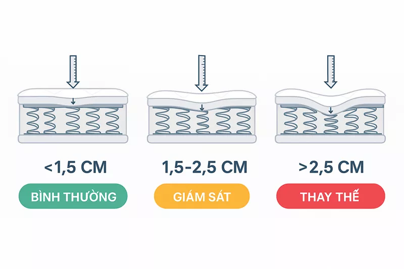 5 Dấu Hiệu Nệm Lò Xo Cần Thay Thế Ngay Lập Tức