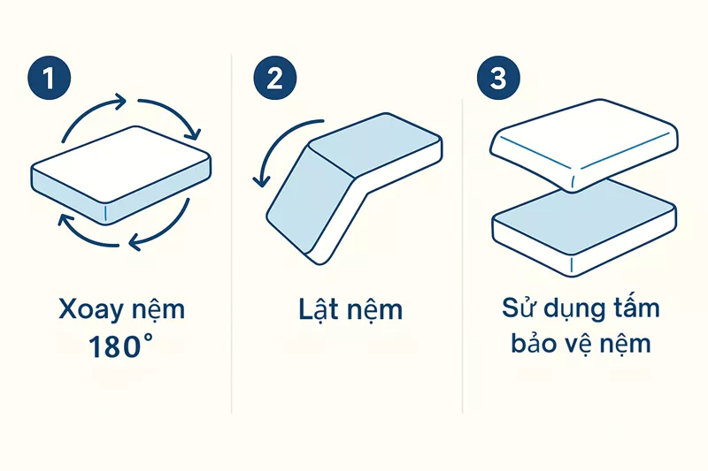 5 Dấu Hiệu Nệm Lò Xo Cần Thay Thế Ngay Lập Tức
