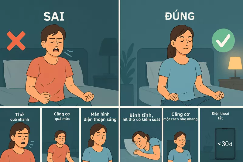 5 Kỹ Thuật Thư Giãn Trước Khi Ngủ: Khoa Học + Nệm Chất Lượng