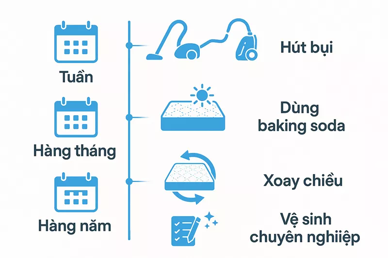 Hướng Dẫn Sử Dụng Và Bảo Quản Nệm Đúng Cách