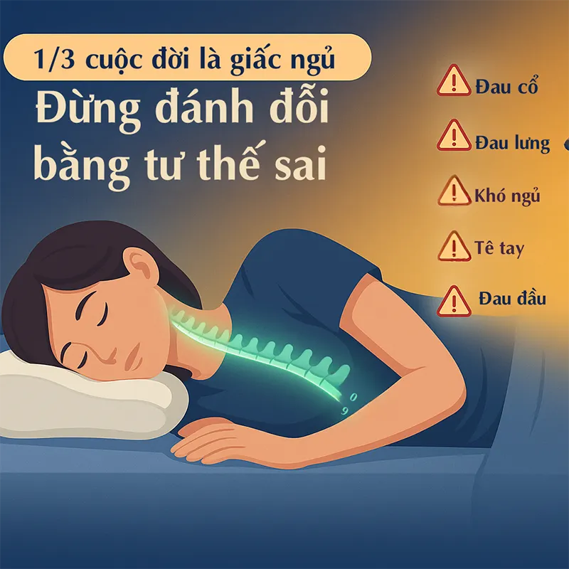 Tại Sao Kê Gối Đúng Cách Quyết Định Chất Lượng Giấc Ngủ?