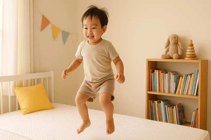 chọn nệm cao su cho trẻ em