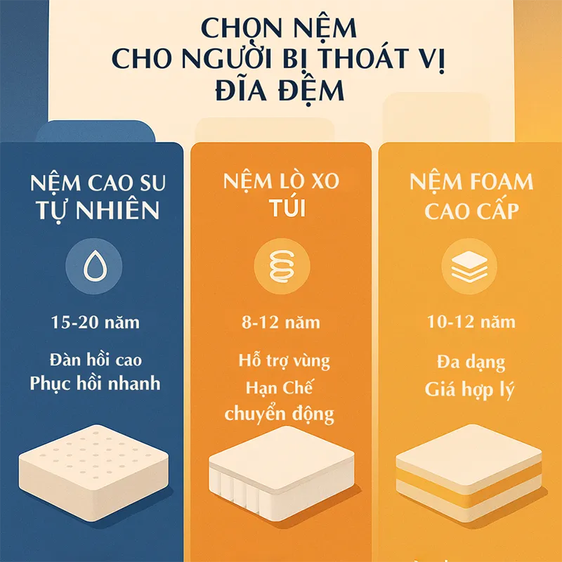 Các Yếu Tố Cần Cân Nhắc Khi Chọn Nệm