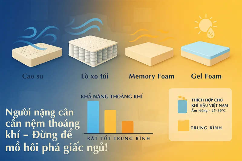 Khả Năng Thoáng Khí Và Làm Mát