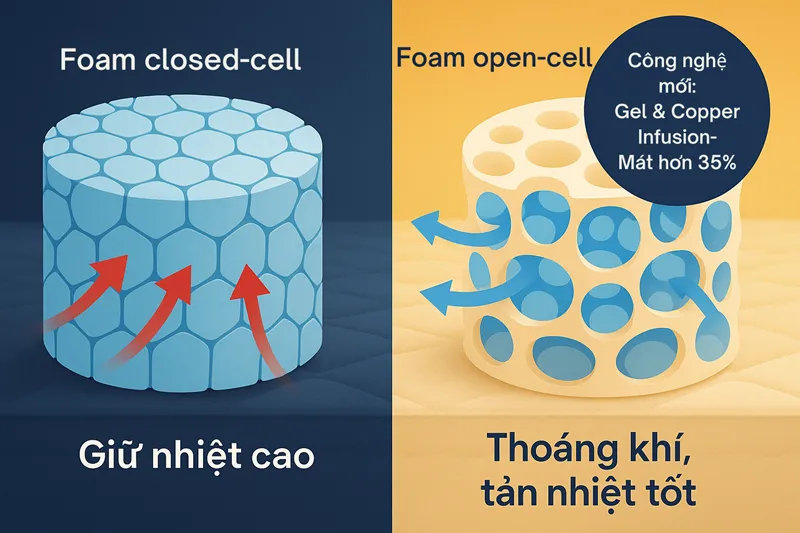 Phân Tích Khoa Học: Nệm Foam Có Thật Sự Nóng Như Lời Đồn