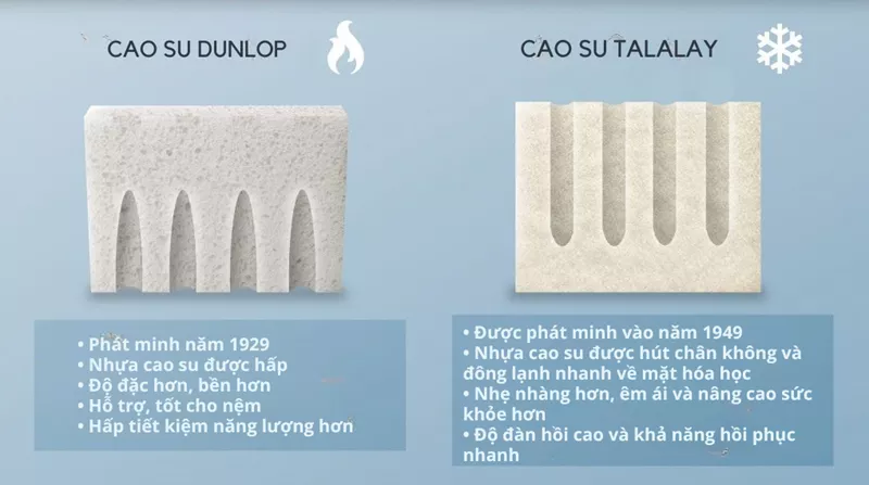 quy trình sản xuất nệm cao su thiên nhiên